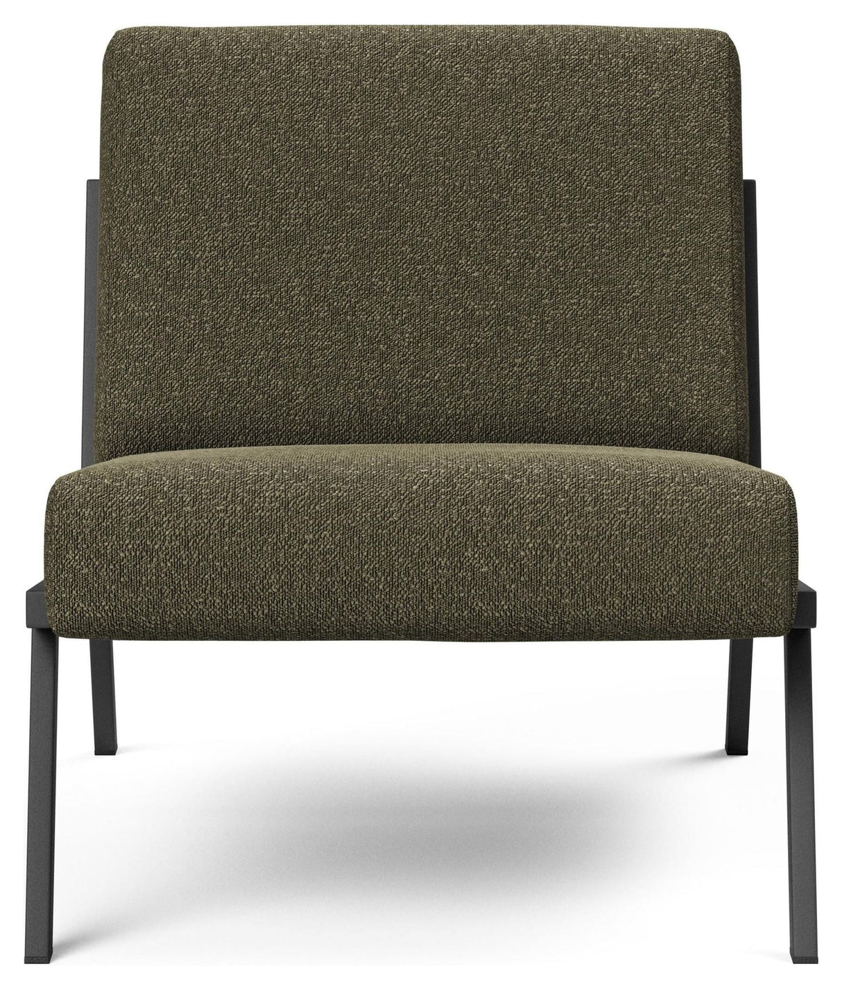 Vikko Lounge Chair, Bouclé/Forest Green