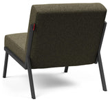 Vikko Lounge Chair, Bouclé/Forest Green