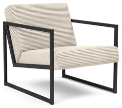 Vikko Lounge chair with armrests, Beige Bouclé