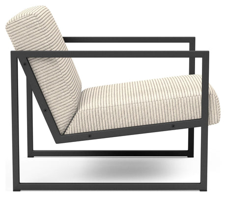 Vikko Lounge chair with armrests, Beige Bouclé