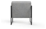 Vikko Lounge Chair with armrests, Twist Granite