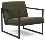 Vikko Lounge Chair with armrests, Bouclé/Forest Green