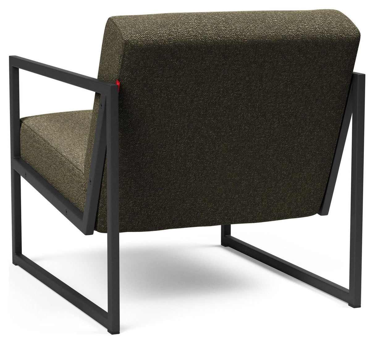 Vikko Lounge Chair with armrests, Bouclé/Forest Green