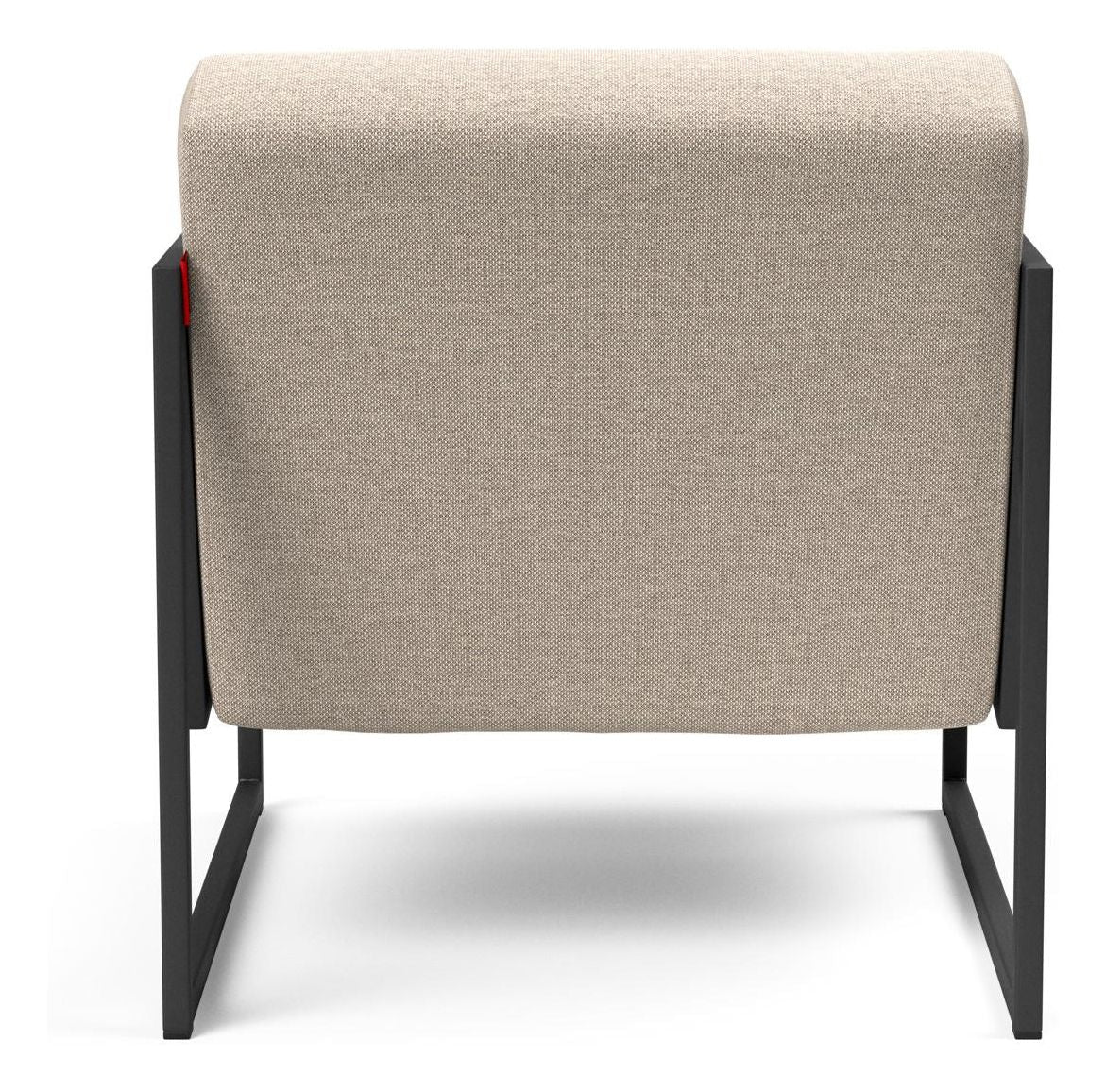 Vikko Lounge chair with armrests, Natural fabric