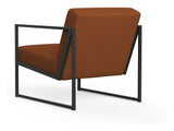 Vikko Lounge Chair with armrests, Corduroy/Burnt Orange