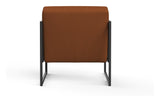 Vikko Lounge Chair with armrests, Corduroy/Burnt Orange