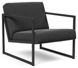 Vikko Lounge chair with armrests, Bouclé/Charcoal