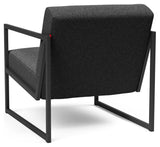 Vikko Lounge chair with armrests, Bouclé/Charcoal