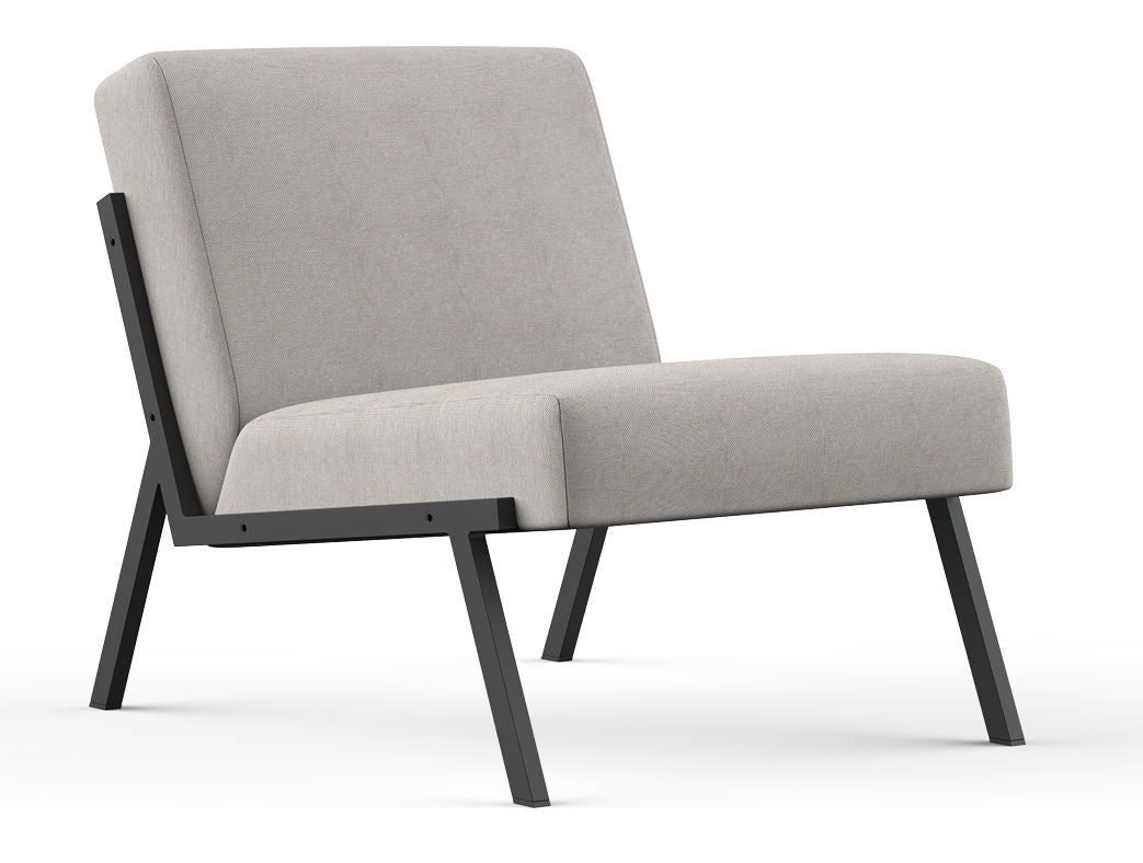 Vikko Lounge Chair, Natural Fabric