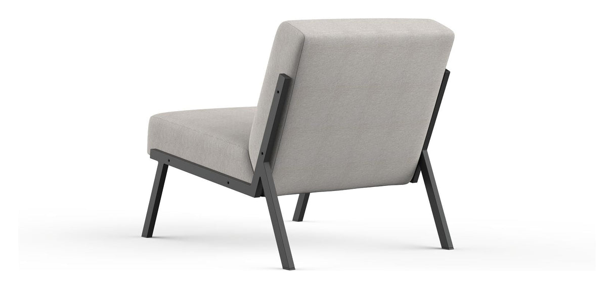 Vikko Lounge Chair, Natural Fabric