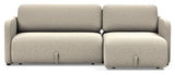 Vogan Sofa bed with chaise longue, Bouclé/Beige