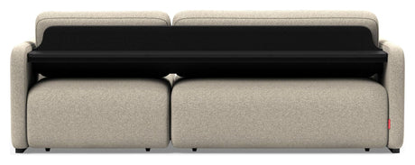 Vogan Sofa bed with chaise longue, Bouclé/Beige