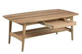 Janne Coffee table with drawer, Oak veneer, 130x70