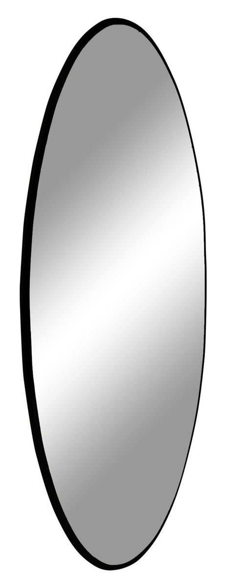 Jersey Mirror Ø80, Black Frame