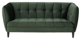 Jonna 2.5-pers. Sofa, Forest Green Velvet