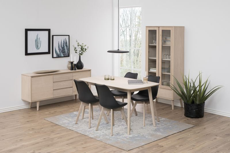 Julius Dining table 150x80, Light oak veneer