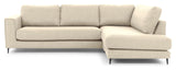 Bernadotte Sofa w. chaise longue 3-seater open right, Beige