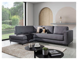 Bernadotte Sofa w. chaise longue 3-seater open left, Anthracite