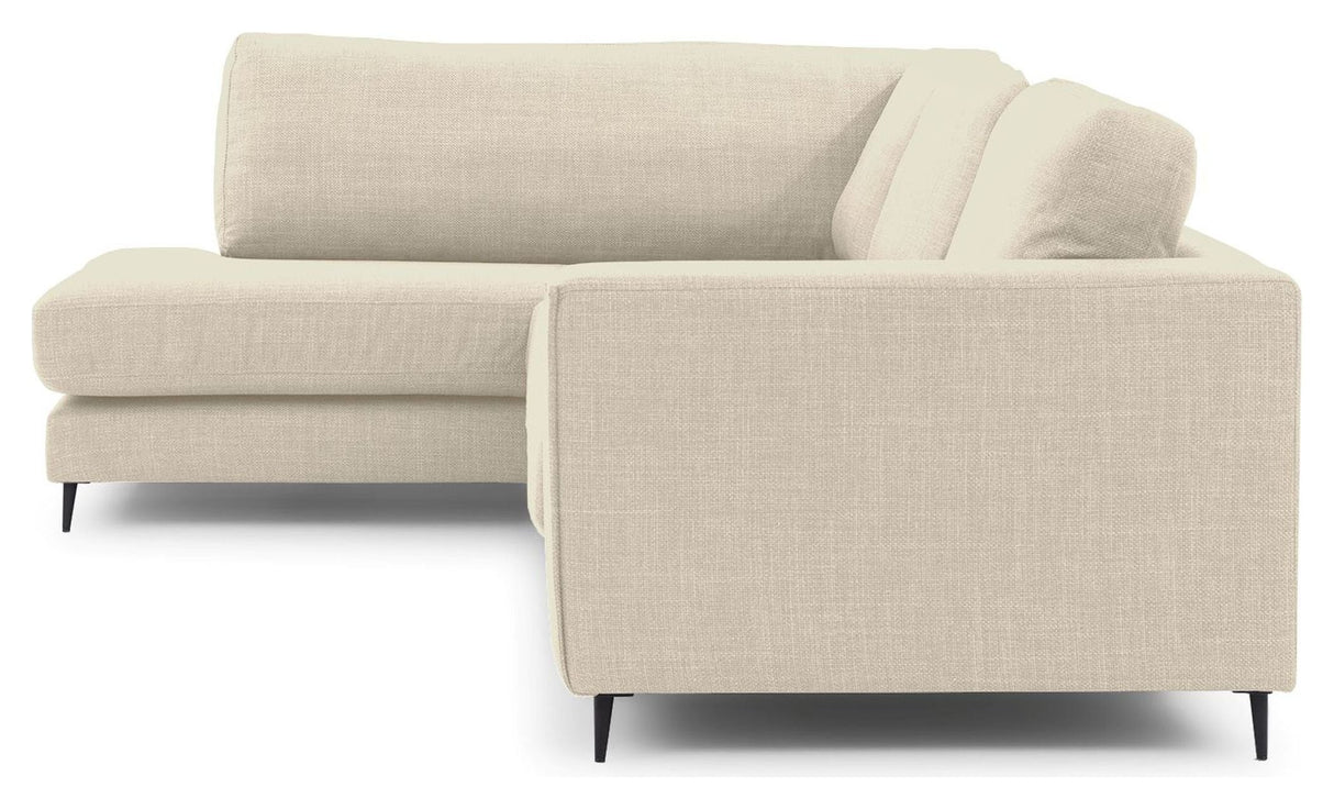 Bernadotte Sofa w. chaise longue 3-seater open left, Beige