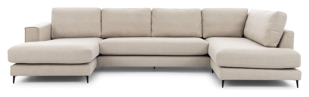 Bernadotte U-sofa, open end right, Beige