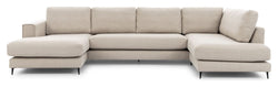 Bernadotte U-sofa, open end right, Beige