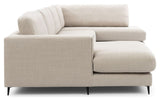 Bernadotte U-sofa, open end right, Beige