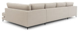 Bernadotte U-sofa, open end right, Beige