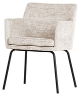 Comb Dining chair with armrests - Offwhite