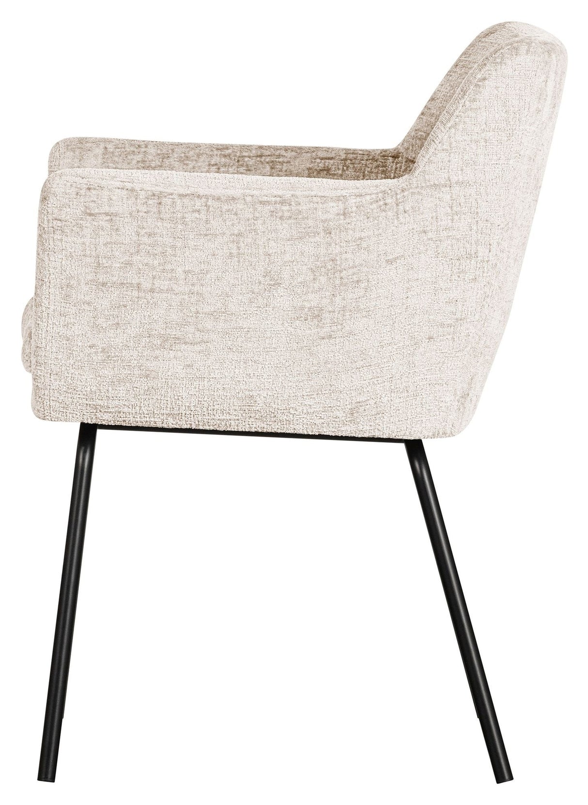 Comb Dining chair with armrests - Offwhite