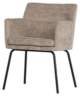 Comb Dining chair with armrests - Sand