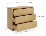 Abil Chest of drawers - Oak