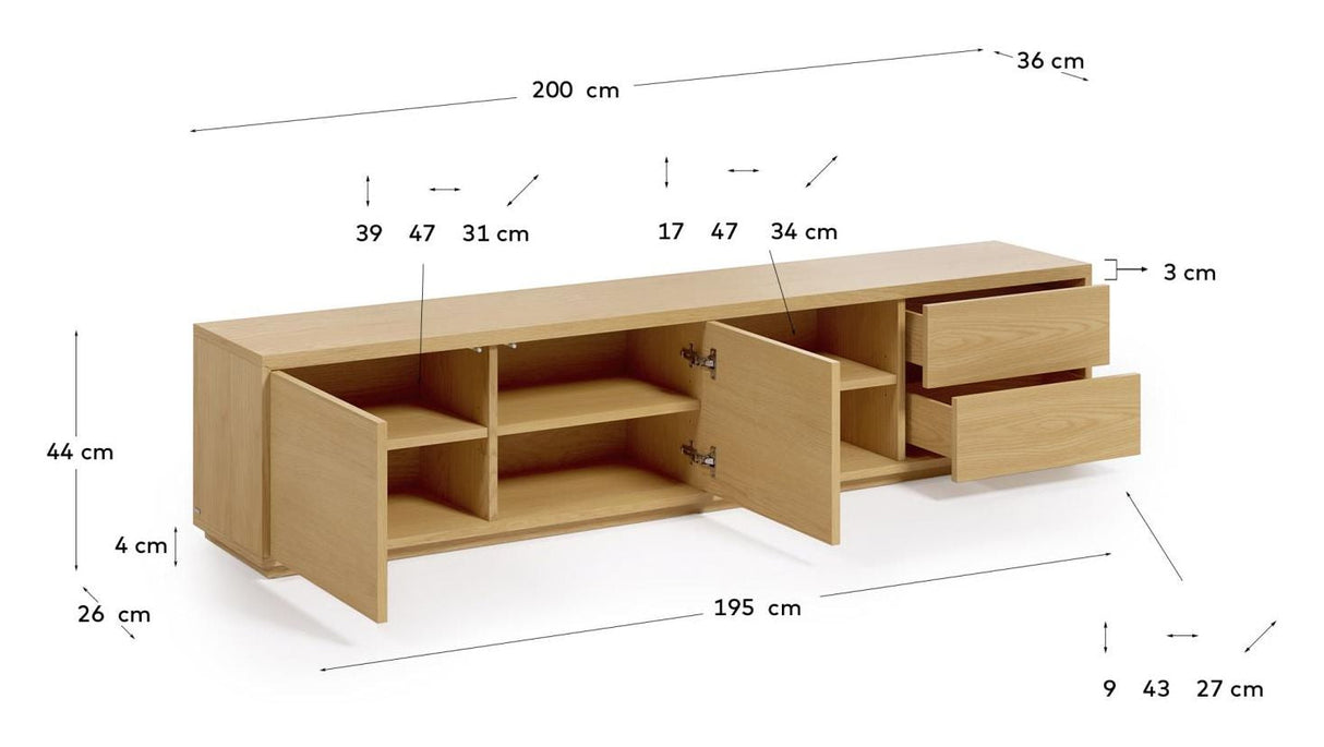 Abil TV table 200x44 - Nature