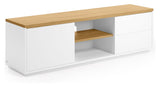 Abil Tvbord - White/Oak veneer, B150