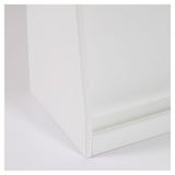 Adiventina Bookshelf, 59.5x69.5, White MDF