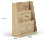 Adiventina Bookshelf, 59,5x69,5, Solid pine