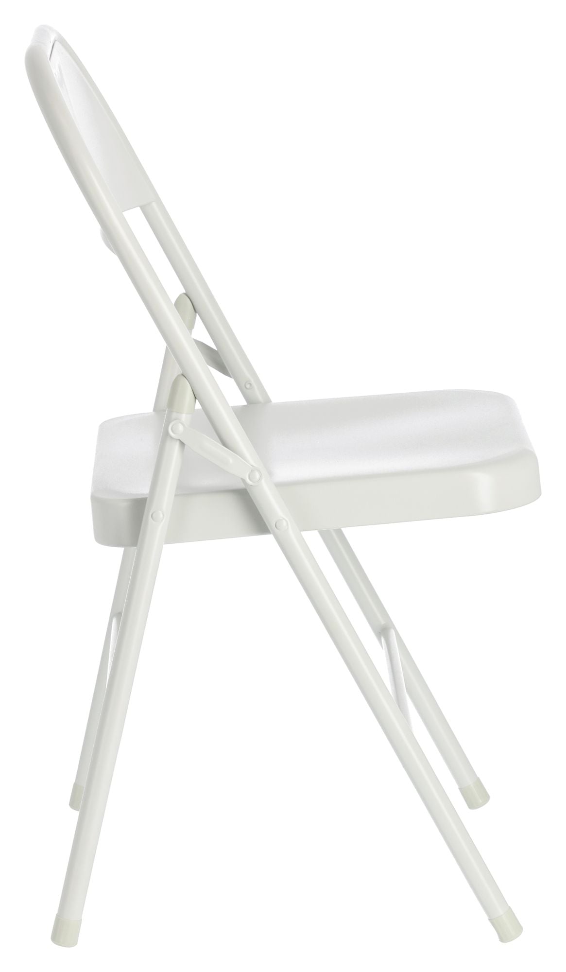 Aidana Folding chair, light gray metal