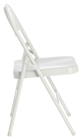 Aidana Folding chair, light gray metal