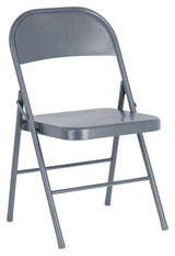 Aidana Folding chair, dark gray metal