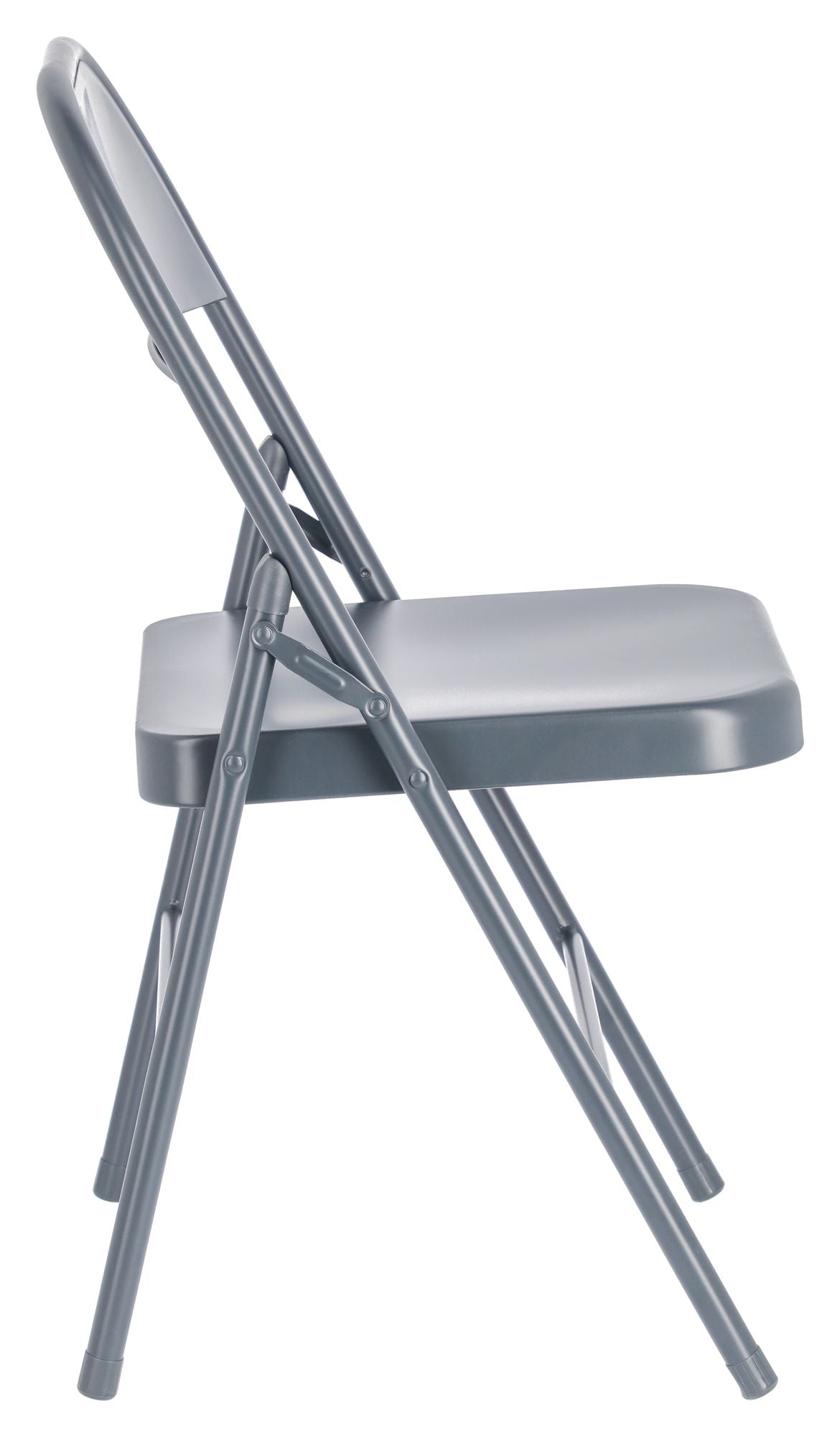 Aidana Folding chair, dark gray metal