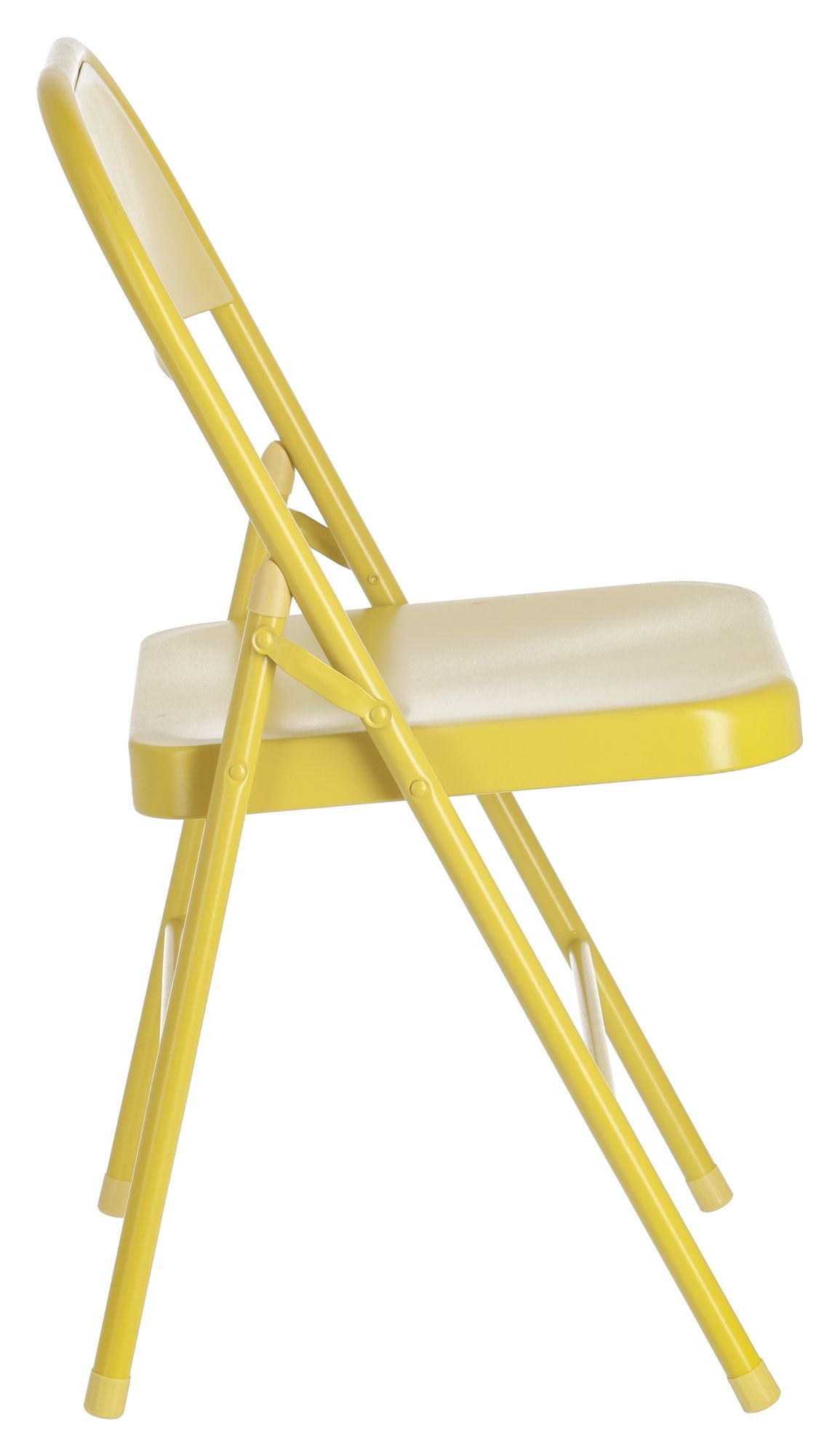 Aidana Folding chair, mustard metal