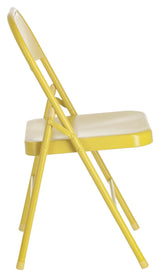 Aidana Folding chair, mustard metal