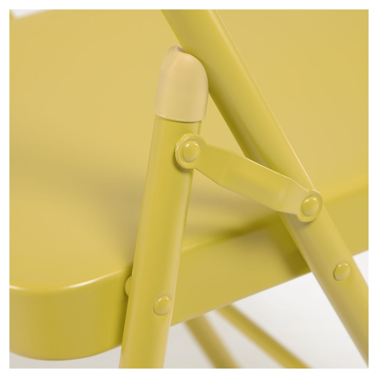 Aidana Folding chair, mustard metal