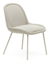 Aimin Dining chair with beige legs, Beige Chenille