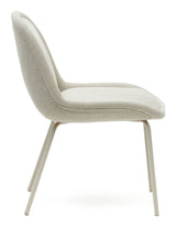 Aimin Dining chair with beige legs, Beige Chenille