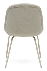 Aimin Dining chair with beige legs, Beige Chenille