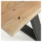 Alaia Bench Acacia Wood/Metal, B160