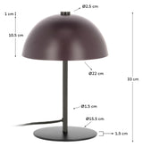 Aleyla Table Lamp Maroon