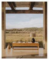 Alguema TV Table, Oak veneer