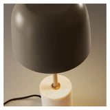 Alish Table lamp with marble Beige