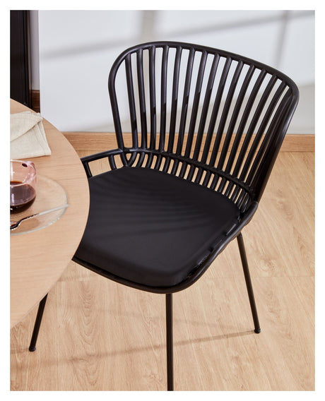 Alma Dining Chair, Black